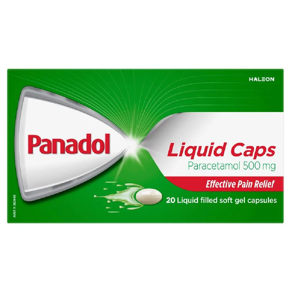Panadol Liquid 对乙酰氨基酚退烧止痛液体胶囊20粒装 